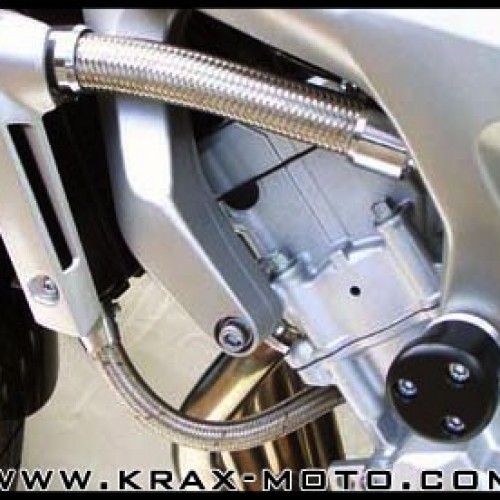 Durites radiateur d'huile Inox - FZ6 - Yamaha