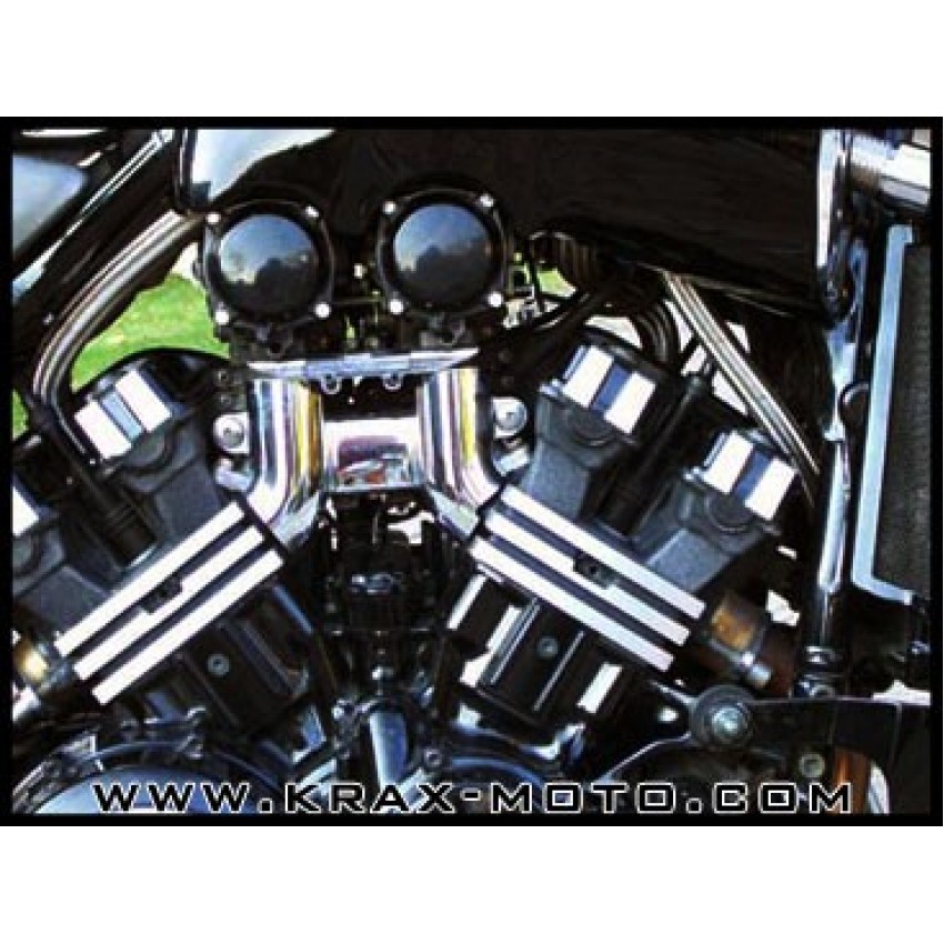 Durites radiateur d'huile Inox 93-2010 - VMax - Yamaha