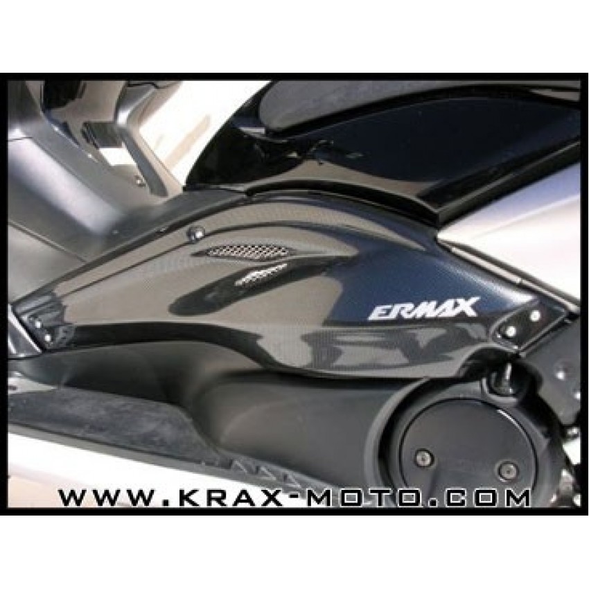 Caches lateraux Ermax carbone 2008+ - Tmax500 - Yamaha