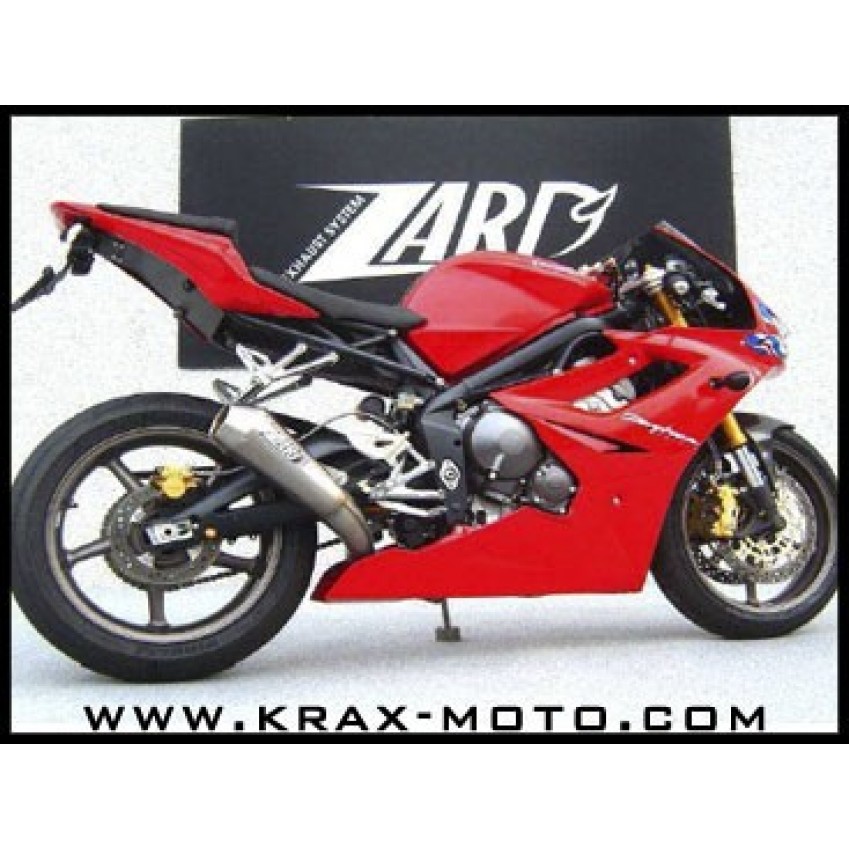 Ligne ZARD Homologuée Position Basse 2005/2008 - Daytona 675 - Triumph