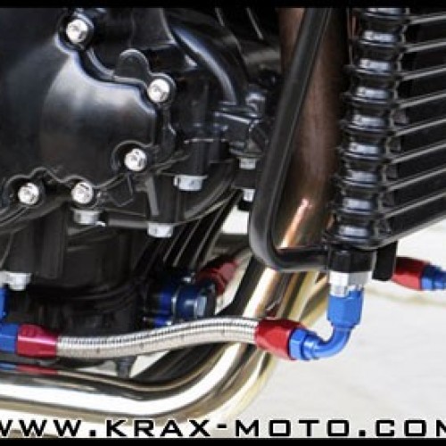 Durites radiateur d'huile Inox 05-06 - SpeedTriple 1050 - Triumph