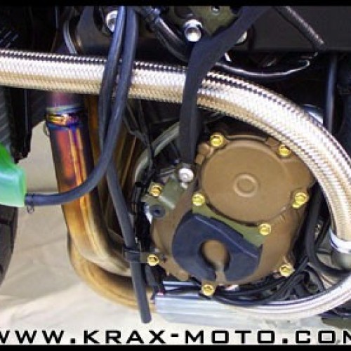 Durites radiateur d'huile Inox 2004-2005 - ZX10 R - Kawasaki