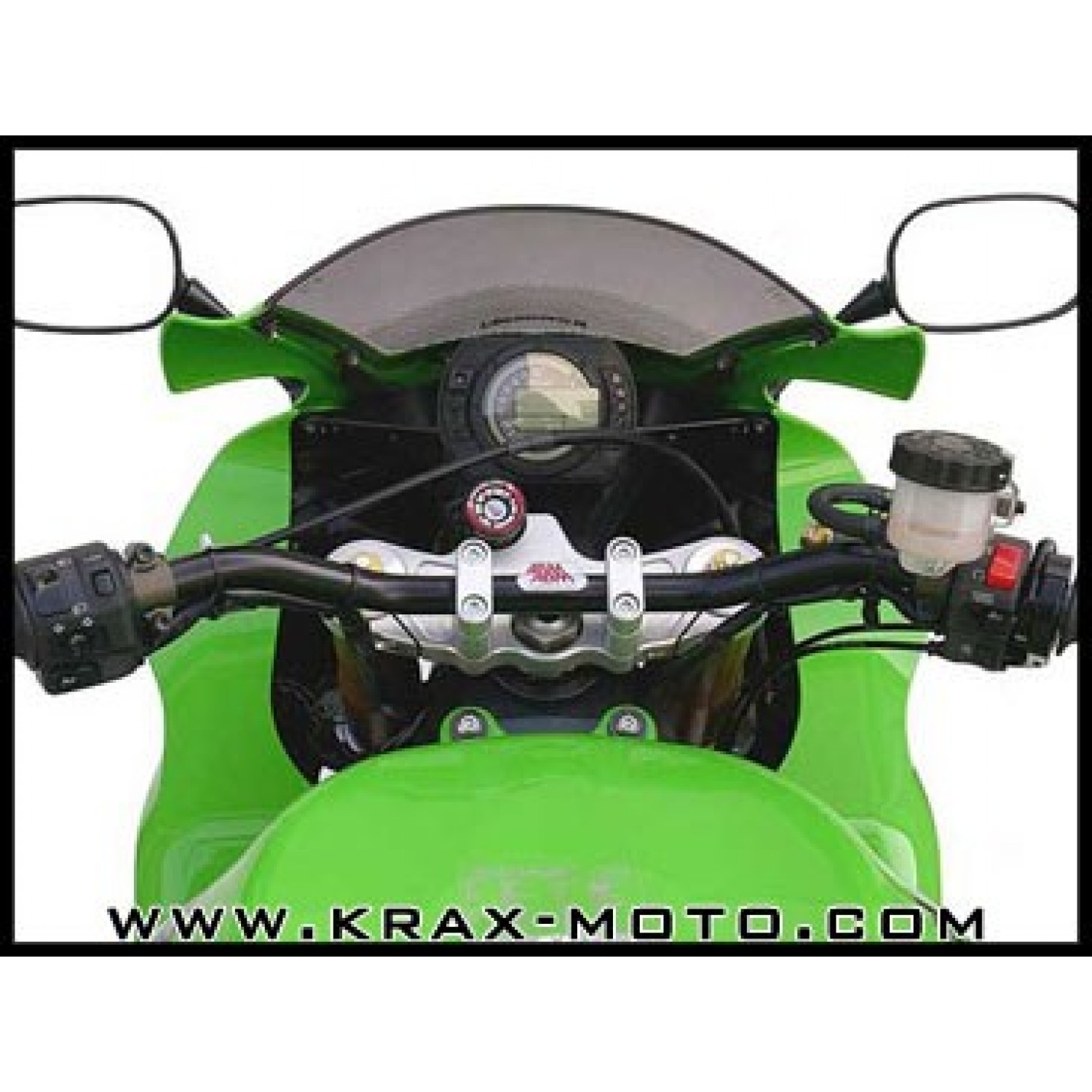 Bouchon Réservoir Essence Accossato Vert Cliquet - Pour Kawasaki Ninja 636 ZX6R 2008, Aluminium CNC