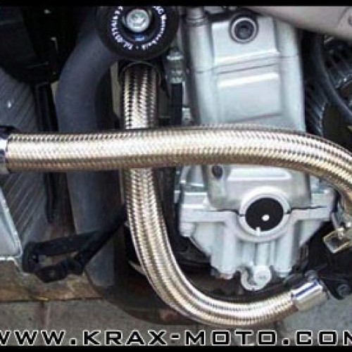 Durites radiateur d'huile Inox - ZX7 R - Kawasaki