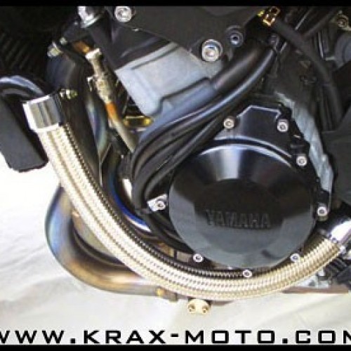 Durites radiateur d'huile Inox 2002-03 - R1 - Yamaha