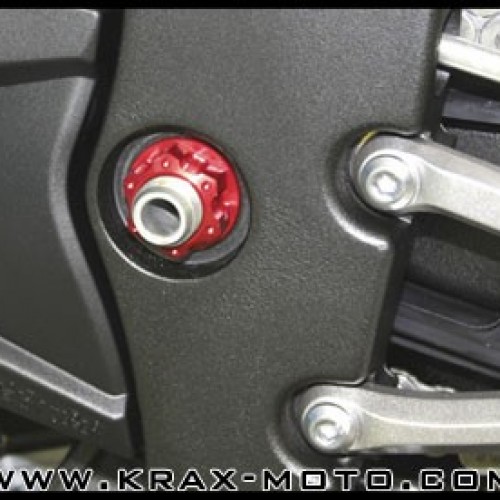 Ecrou d'axe de bras oscillant Evotech 2007-10 (gauche) - R1 - Yamaha