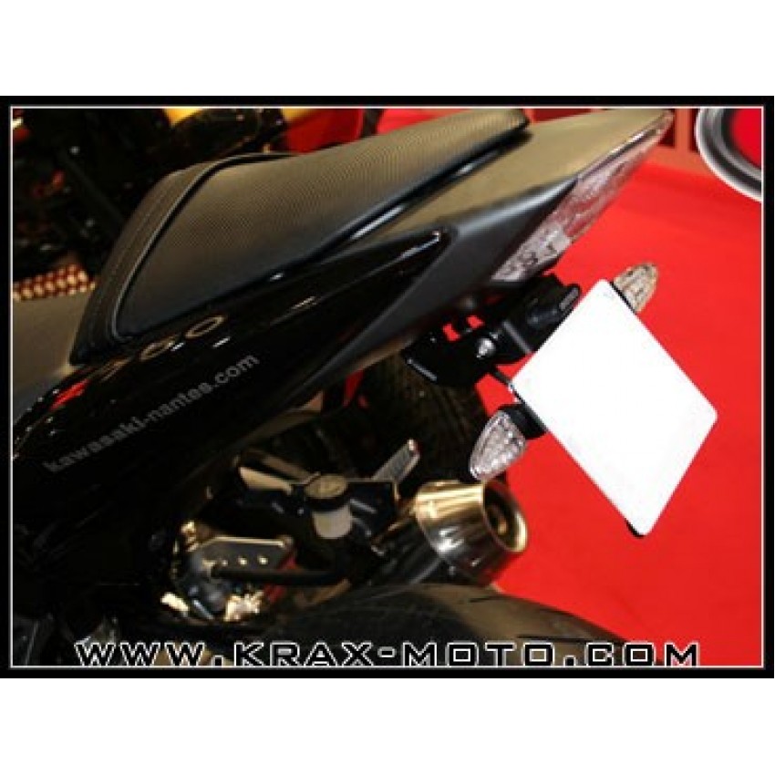 Support de plaque Evotech 2007+ - Z 750 - Kawasaki