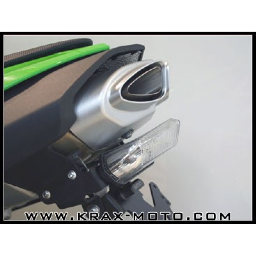 Support de plaque Evotech 2007-08 - ZX6 R  2003+ - Kawasaki