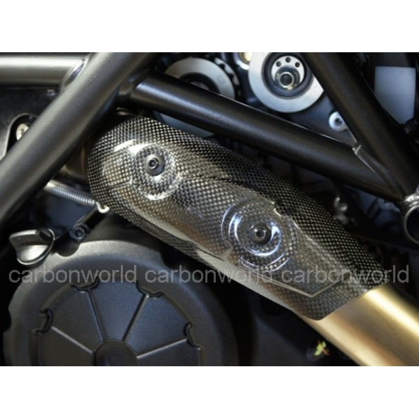 Protection d'échappement carbone - Diavel - Ducati