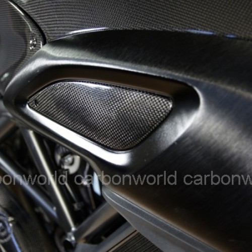 Inserts d'écopes carbone - Diavel - Ducati