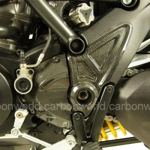 Cache platines de cadre carbone - Diavel - Ducati
