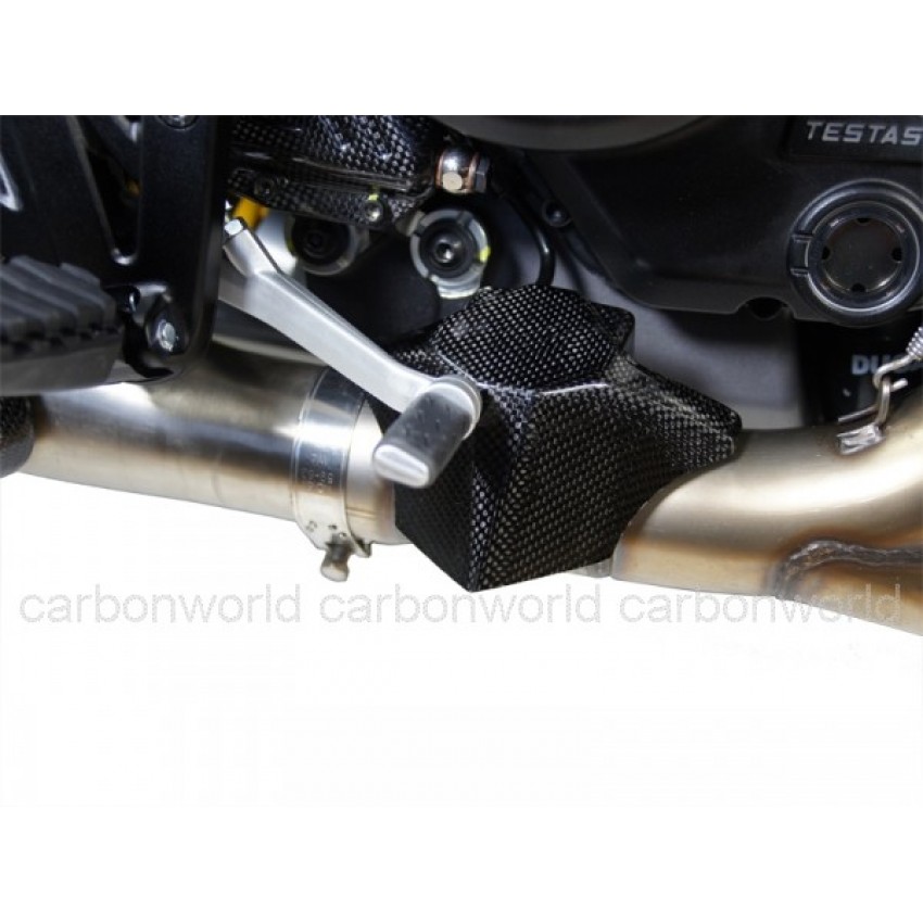 Protection de valve de pot carbone - Diavel - Ducati