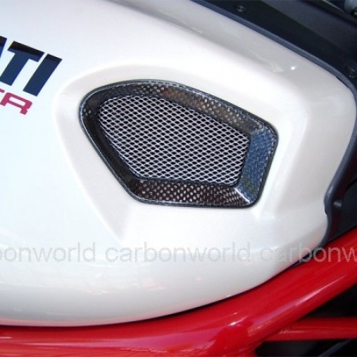 Contour de prise d'air carbone - Monster 696 796 1100 - Ducati