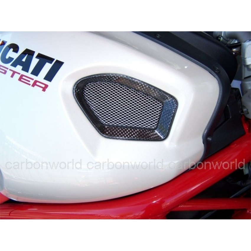 Contour de prise d'air carbone - Monster 696 796 1100 - Ducati