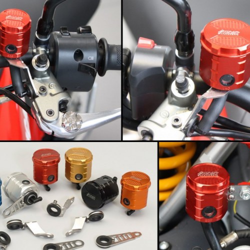 Kit 3 bocaux Alu GSG Hypermotard 1100 / SP / EVO - Ducati