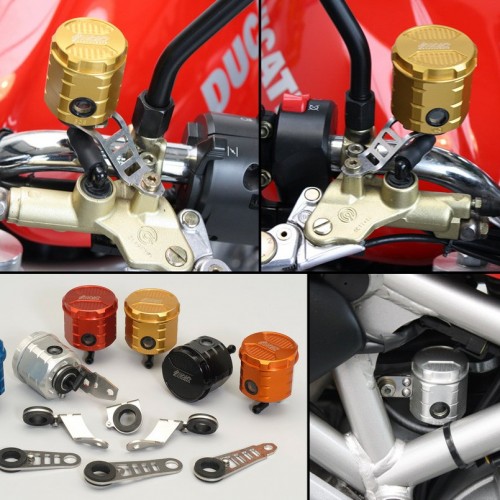 Kit 3 bocaux Alu GSG Monster S2R / 1000 - Ducati