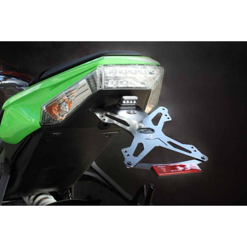 Support de plaque Evotech 2011-14 - ZX10 R - Kawasaki