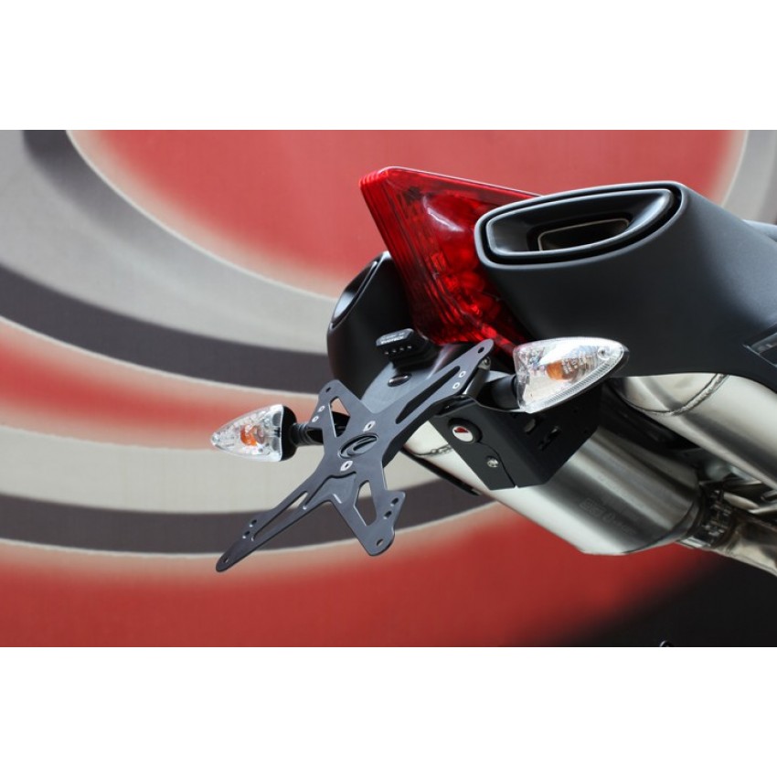 Support de plaque Evotech 2001-14 - Dorsoduro - Aprilia