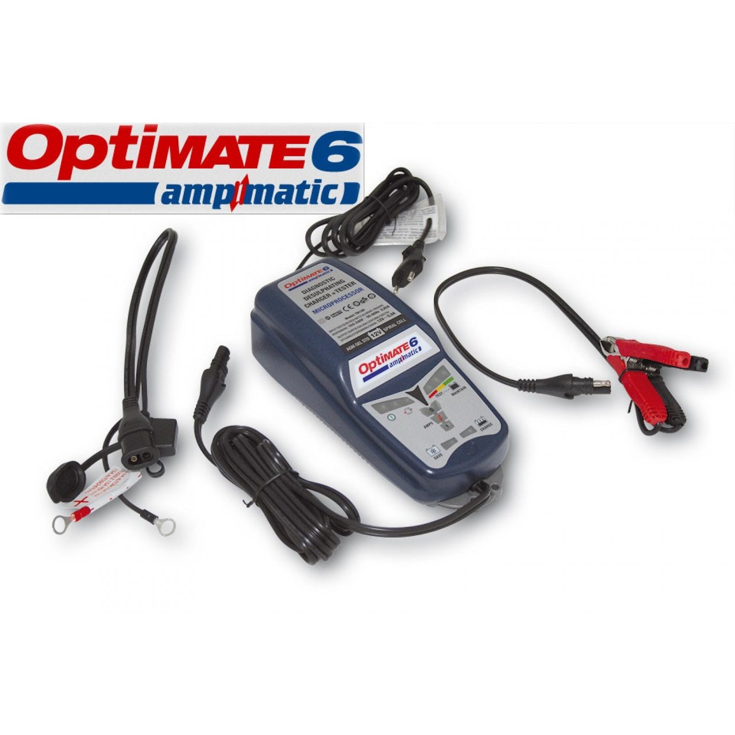 Chargeur de batterie Optimate 6 Ampmatic - Krax-Moto