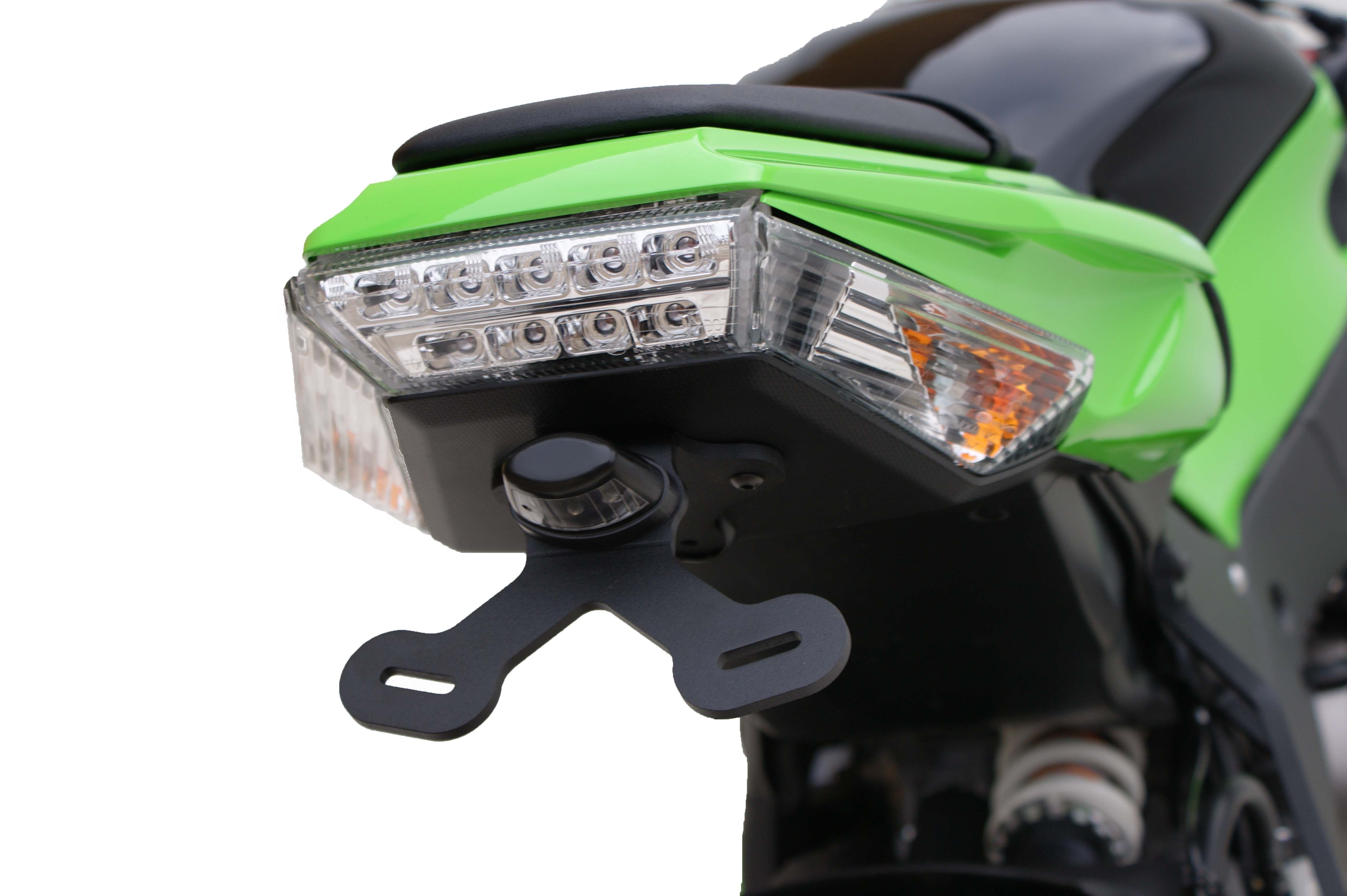 Support de plaque Evotech Performance 2011-2014 - ZX10R - Kawasaki