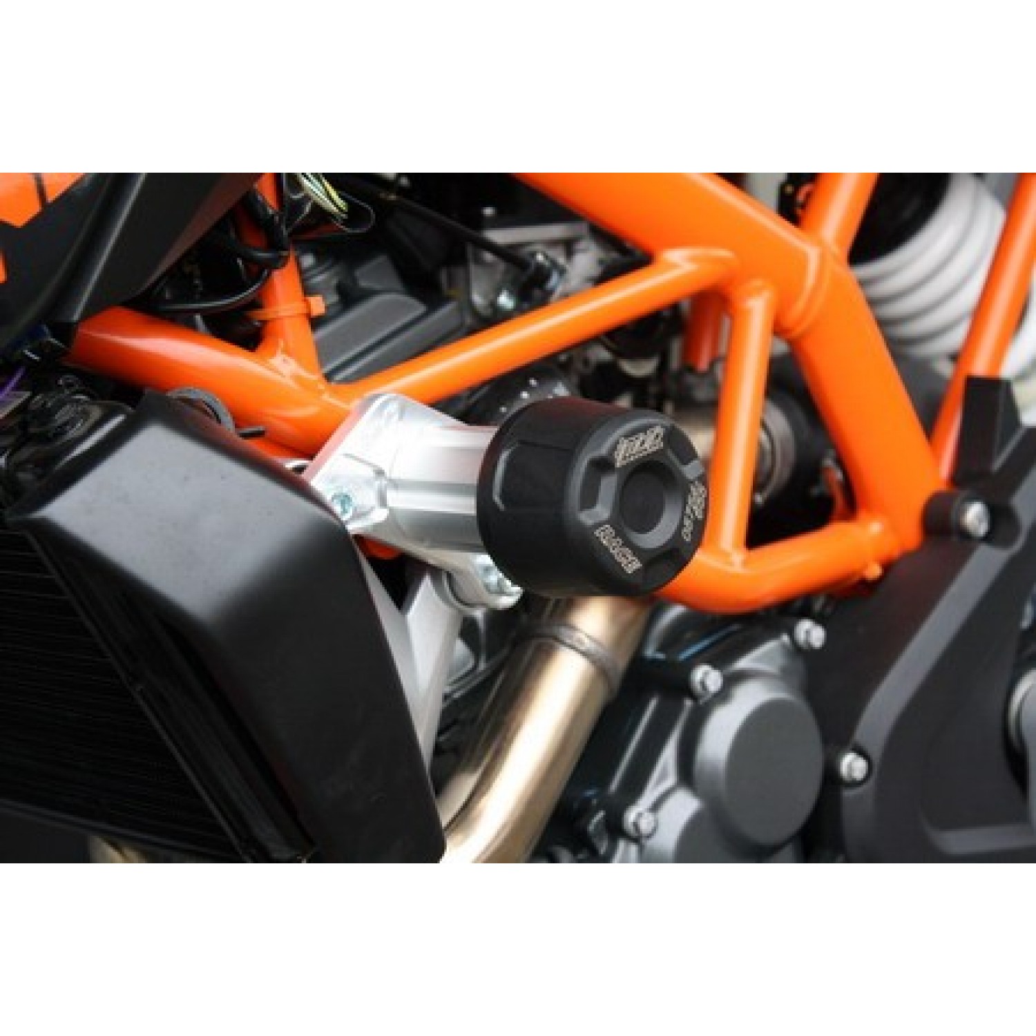 MeterMall Couvercle de Capuchon de réservoir de Frein de Moto pour KTM DUKE250/390 RC390 Orange 