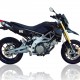 Silencieux Zard Penta inox-alu noir homologués - Dorsoduro - Aprilia