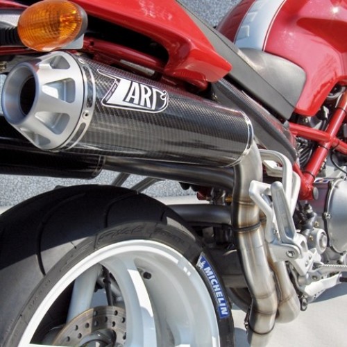 Demie-ligne Zard Inox Homologuée 2 en 2 - S2R 1000 - Ducati