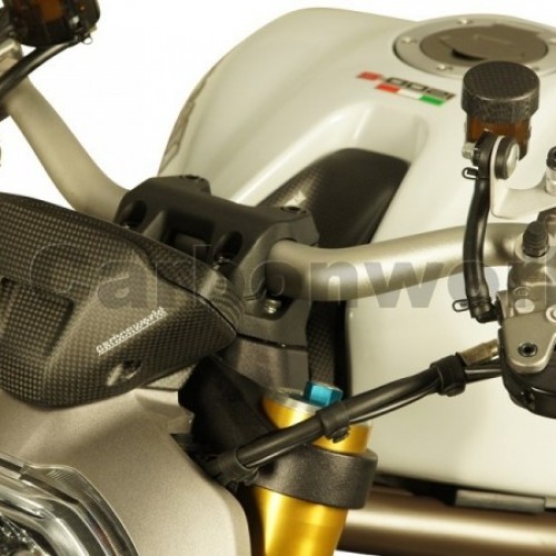 Cache compteur carbone mat - Monster 821-1200 - Ducati