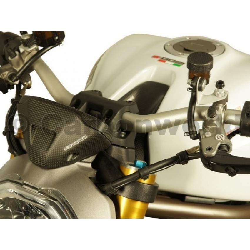 Cache compteur carbone mat - Monster 1200 - Ducati