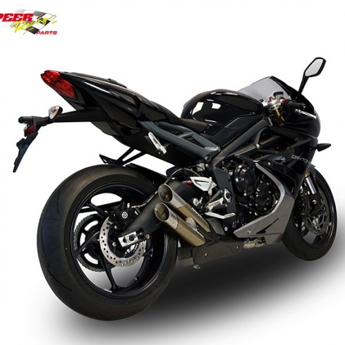 Silencieux Bodis Duobolico 2013-15 - Daytona 675 - Triumph