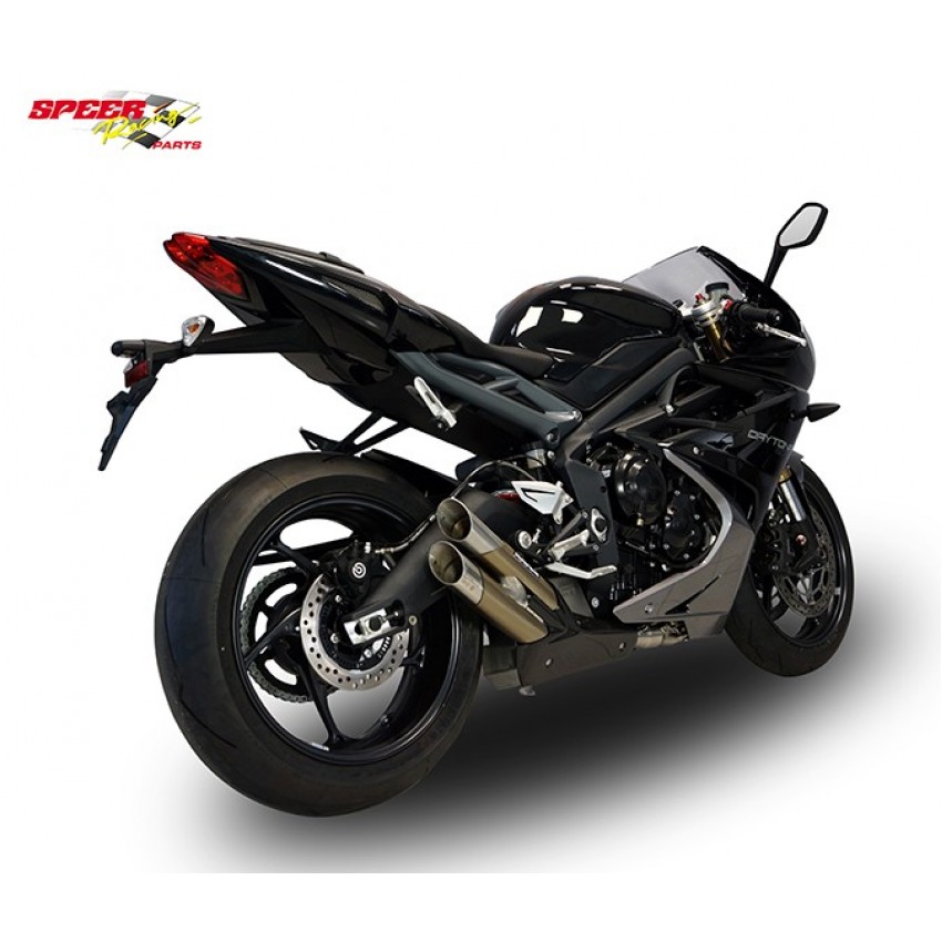 Silencieux Bodis Duobolico 2013-15 - Daytona 675 - Triumph