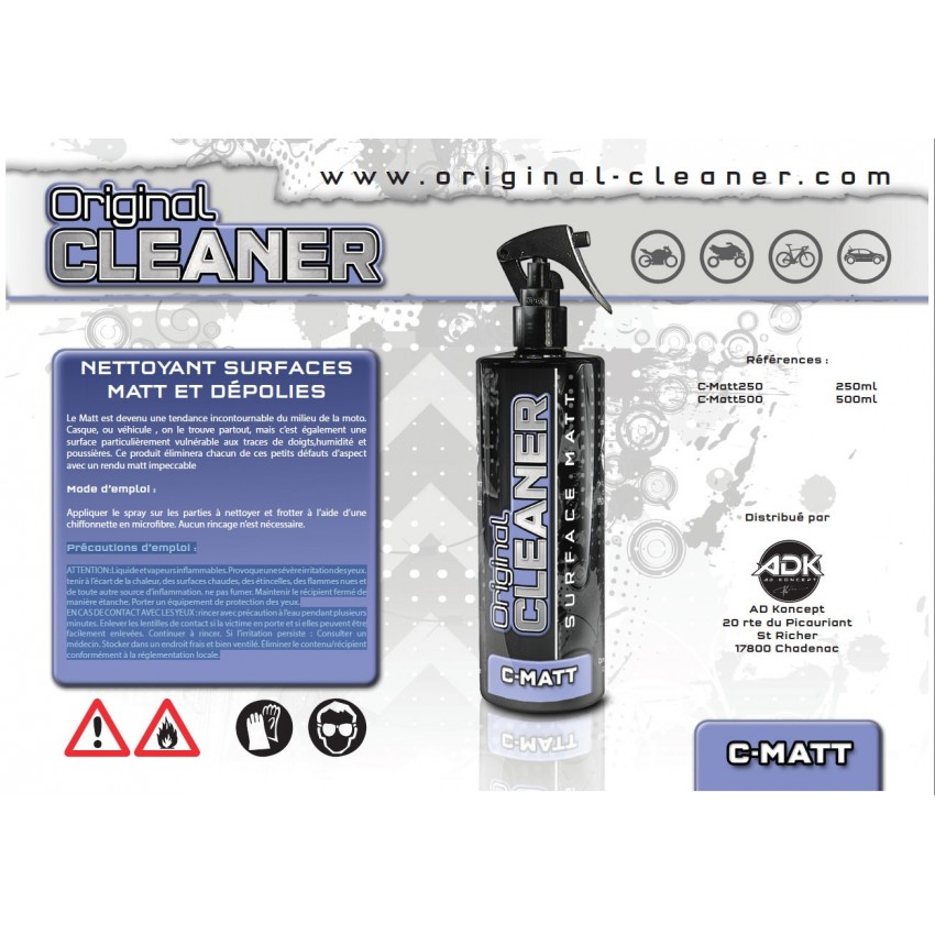 Original Cleaner Nettoyant surfaces matt