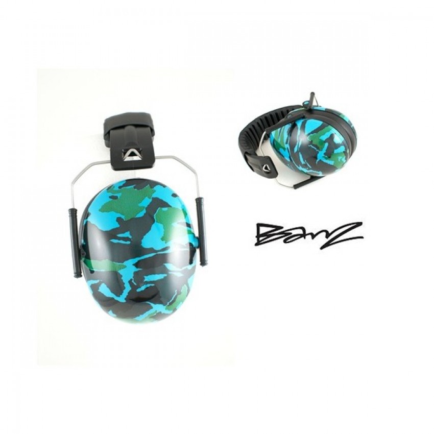 Casque antibruit enfant (à partir de 2 ans) - Camouflage bleu - Babybanz