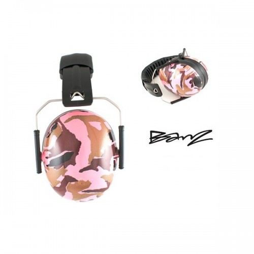 Casque antibruit enfant (à partir de 2 ans) - Camouflage rose - Babybanz