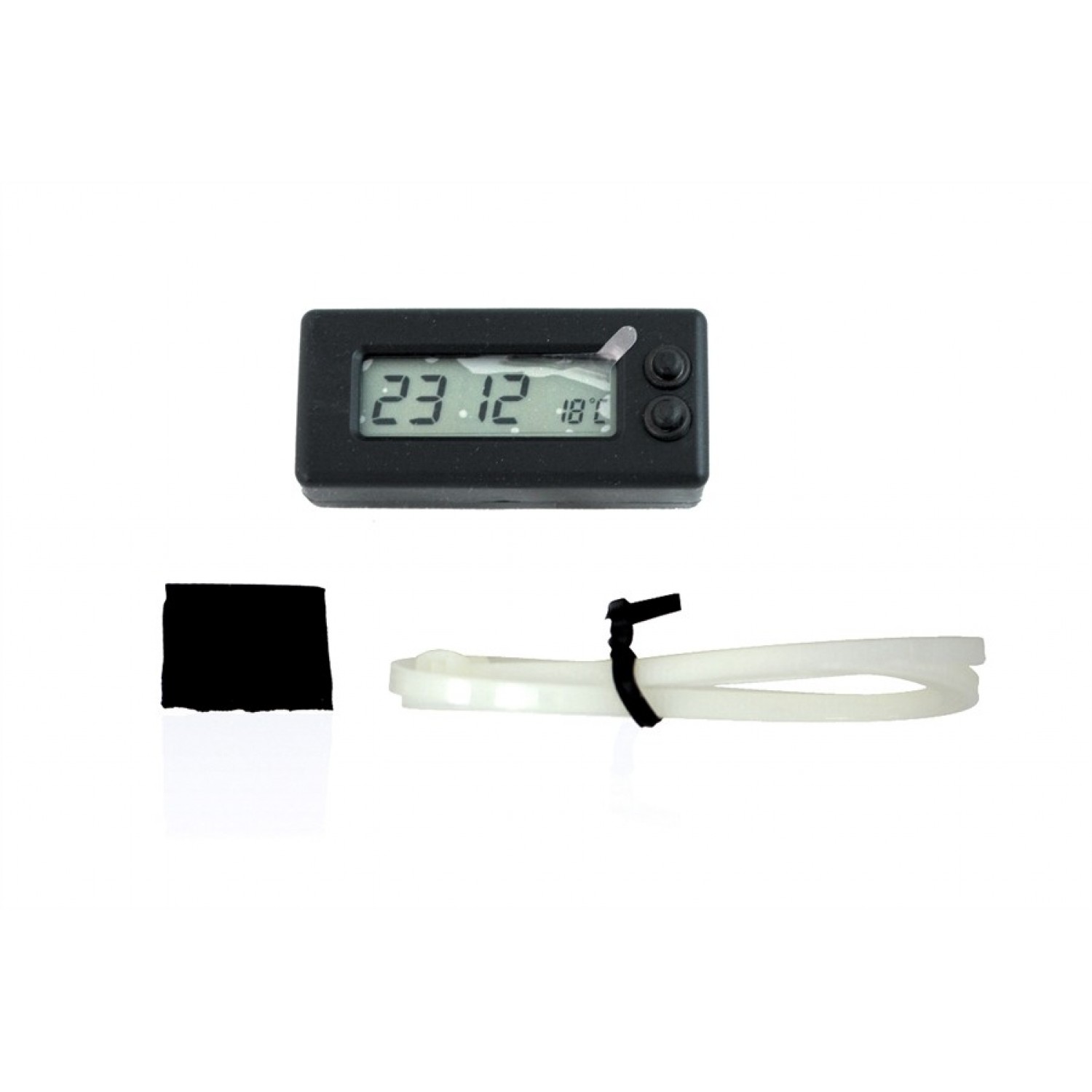Montre digitale/Thermomètre de guidon - Krax-Moto