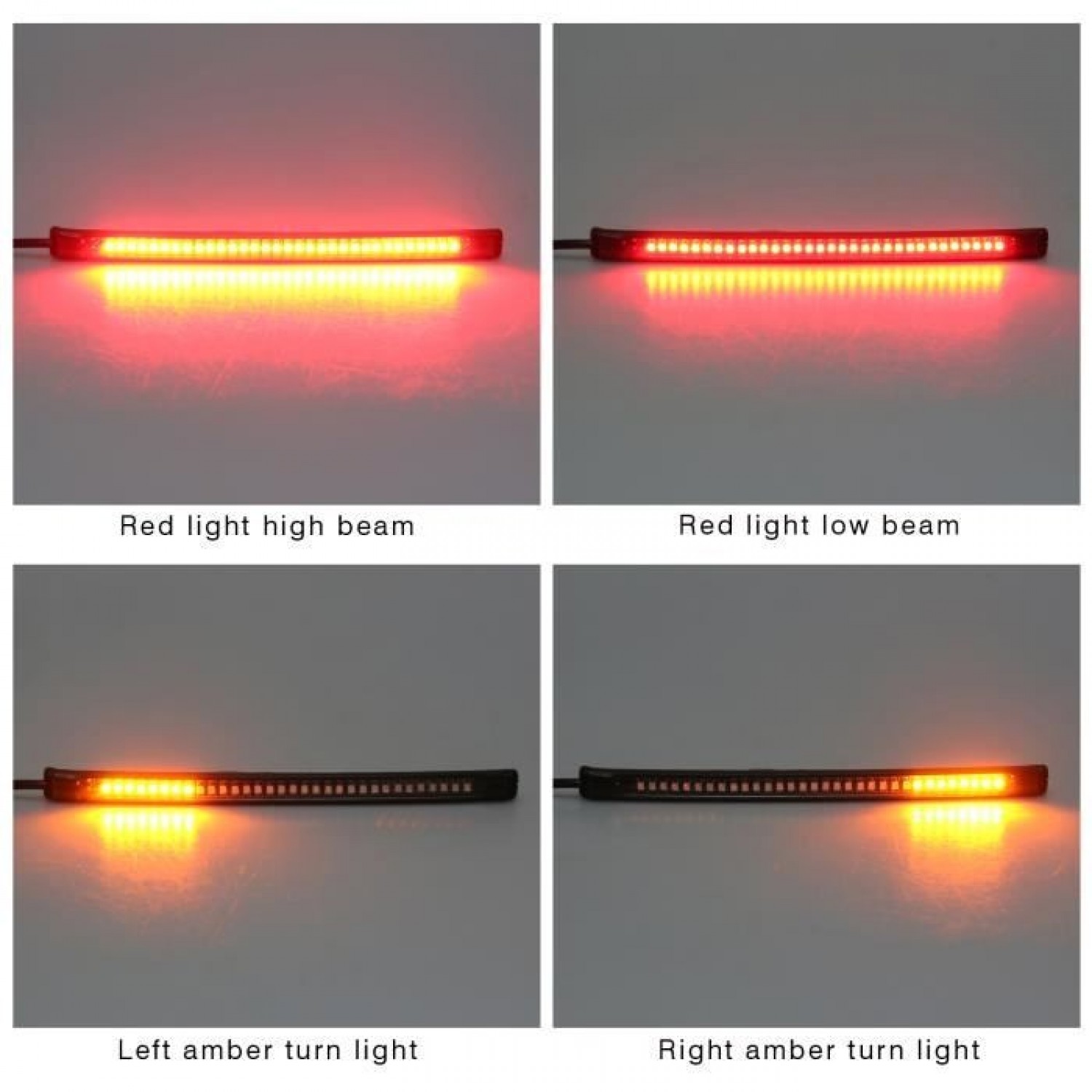 Feux/clignotants à leds barrette flexible