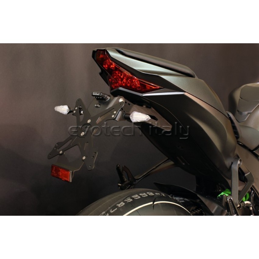 Support de plaque Evotech - ZX10 R 2016+ - Kawasaki