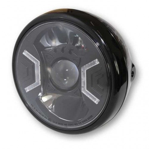 Phare 7" à leds Highsider Reno 2 Noir