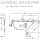 Etrier avant 4 pistons ISR entraxe fixation 87,4mm