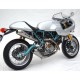 Ligne Zard 2 en 2 Inox Racing - Classic 1000/Smart - Ducati