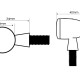 Clignotants à leds/Feu de position Highsider Apollo Bullet