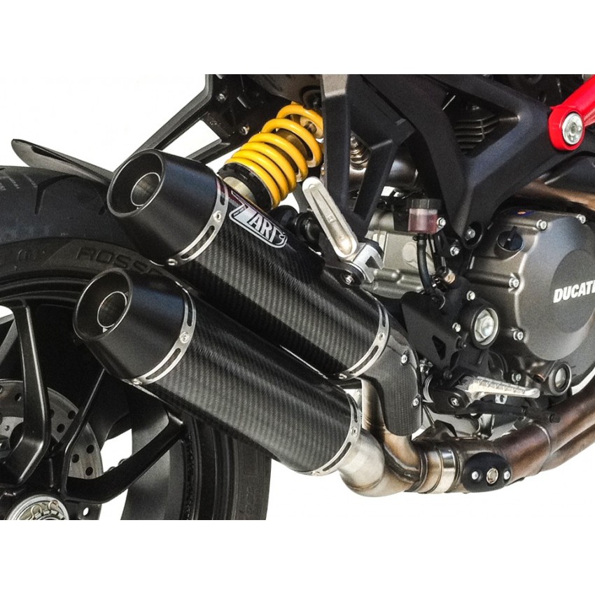 Silencieux Zard Racing Superposés - Monster 1100 Evo - Ducati