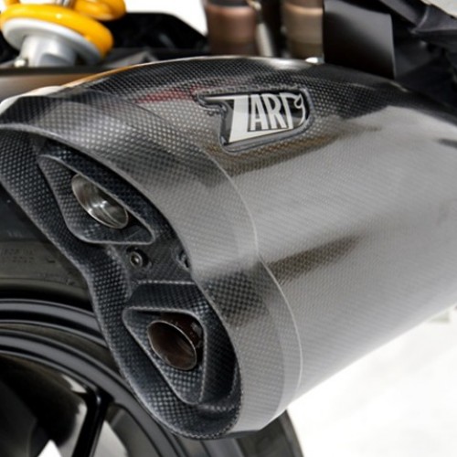 Pare chaleur échappement carbone CNC Racing - Hypermotard 821 - Ducati -  Krax-Moto