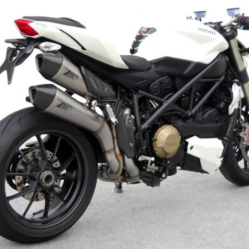 Ligne Zard 2en1en2 Inox Racing - Streetfighter - Ducati