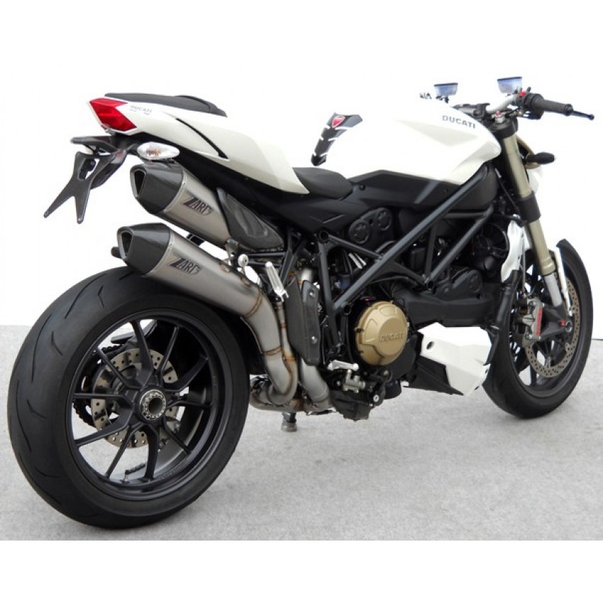 Ligne Zard 2en1en2 Inox Racing - Streetfighter - Ducati