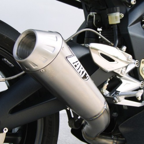 Double silencieux TopGun homologués inox noir ZARD pour Ducati