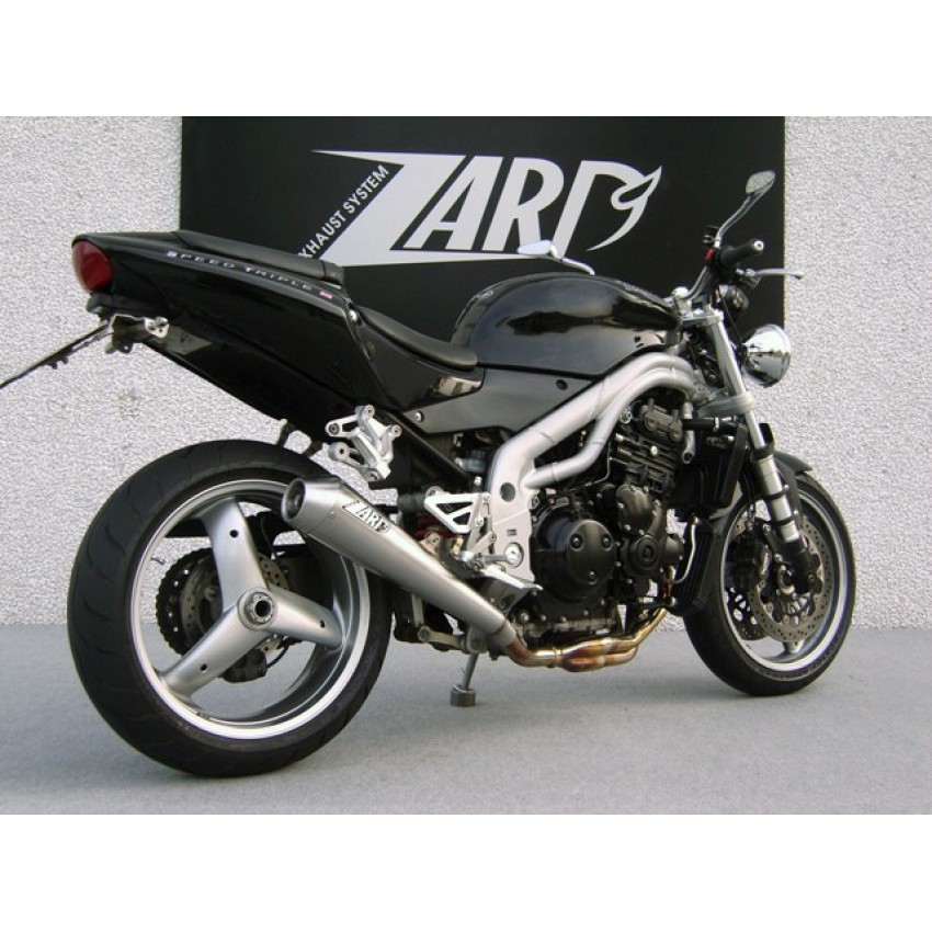 Silencieux Zard Racing Position Basse 2002-04 - Speed Triple - Triumph