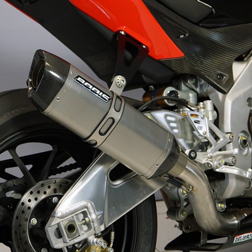 Silencieux Bodis P-Tec II Inox/Titane - RSV4 2009-14 - Aprilia