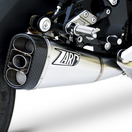 Ligne Zard Short Homologuée Position Basse 2013/2016 - Daytona 675 - Triumph