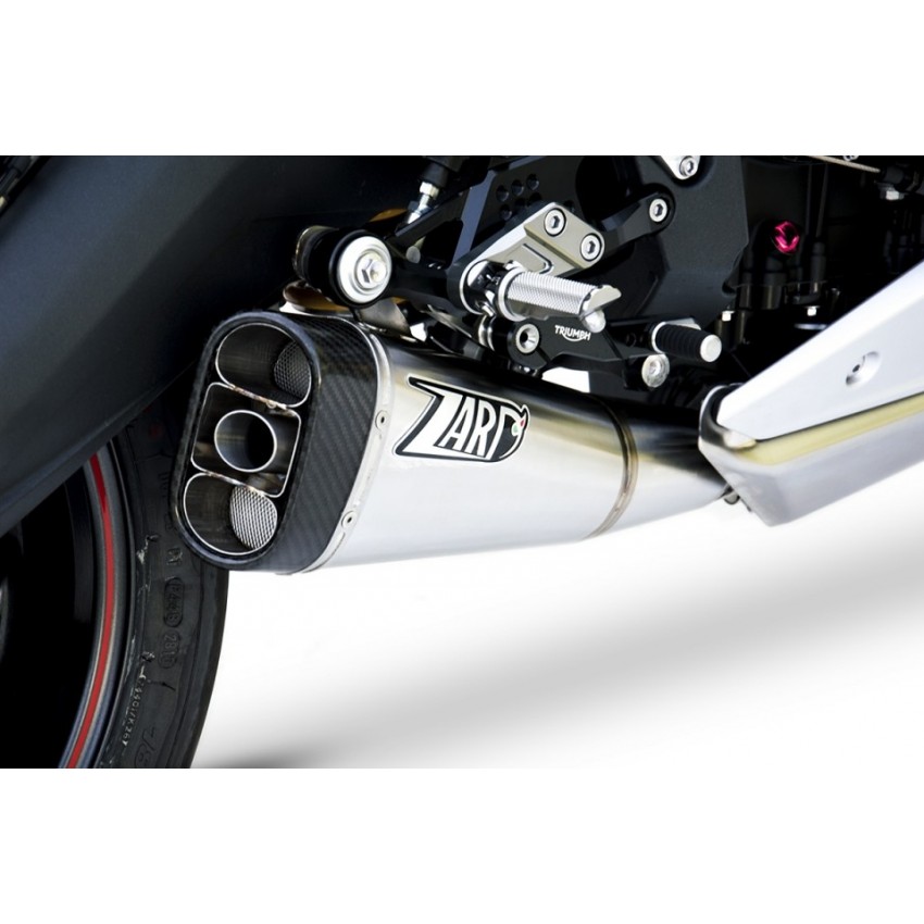 Ligne Zard Short Homologuée Position Basse 2013/2016 - Daytona 675 - Triumph